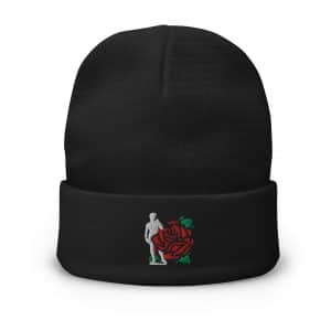 Roze Museum Embroidered Beanie