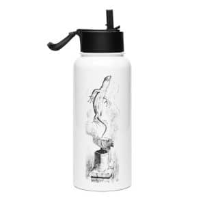 "Bill the Lizard" Alice in wonderland Water Bottle